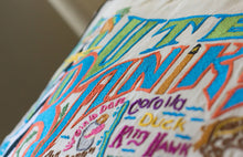 Load image into Gallery viewer, Outer Banks Hand-Embroidered Pillow - catstudio