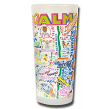Load image into Gallery viewer, Palm Beach Drinking Glass - catstudio