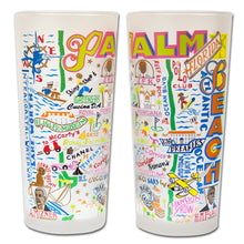 Load image into Gallery viewer, Palm Beach Drinking Glass - catstudio