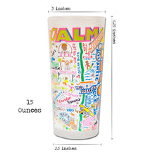 Load image into Gallery viewer, Palm Beach Drinking Glass - catstudio