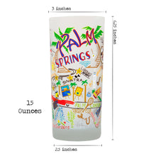Load image into Gallery viewer, Palm Springs Drinking Glass - catstudio