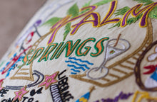 Load image into Gallery viewer, Palm Springs Hand-Embroidered Pillow - catstudio