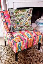 Load image into Gallery viewer, Palm Springs Hand-Embroidered Pillow - catstudio