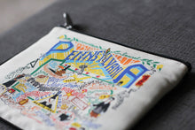 Load image into Gallery viewer, Pennsylvania Zip Pouch - Natural - catstudio