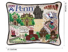 Load image into Gallery viewer, Pennsylvania, University of Collegiate Embroidered Pillow - catstudio