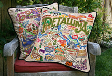 Load image into Gallery viewer, Petaluma Hand-Embroidered Pillow - catstudio