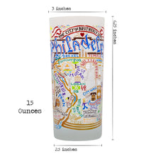 Load image into Gallery viewer, Philadelphia Drinking Glass - catstudio