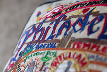 Load image into Gallery viewer, Philadelphia Hand-Embroidered Pillow - catstudio