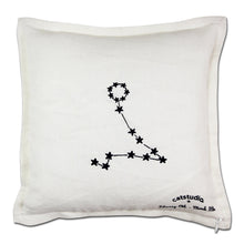 Load image into Gallery viewer, Pisces Astrology Hand-Embroidered Pillow - catstudio
