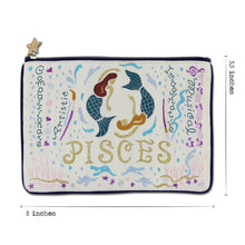 Load image into Gallery viewer, Pisces Astrology Zip Pouch Pouch catstudio