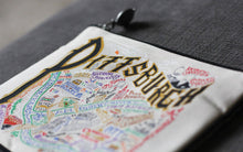 Load image into Gallery viewer, Pittsburgh Zip Pouch - Natural - catstudio
