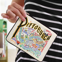 Load image into Gallery viewer, Pittsburgh Zip Pouch - Natural - catstudio