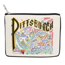 Load image into Gallery viewer, Pittsburgh Zip Pouch - Natural - catstudio