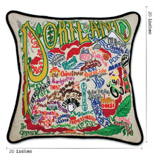 Load image into Gallery viewer, Portland, OR Hand-Embroidered Pillow - catstudio