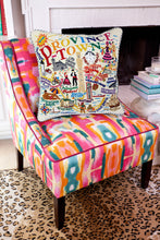 Load image into Gallery viewer, Provincetown Hand-Embroidered Pillow - catstudio