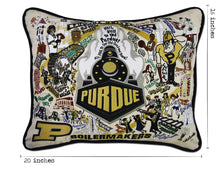 Load image into Gallery viewer, Purdue University Collegiate Embroidered Pillow Pillow catstudio