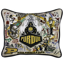 Load image into Gallery viewer, Purdue University Collegiate Embroidered Pillow Pillow catstudio 
