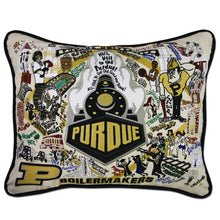 Load image into Gallery viewer, Purdue University Collegiate Embroidered Pillow Pillow catstudio
