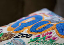 Load image into Gallery viewer, Queens Hand-Embroidered Pillow - catstudio