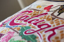 Load image into Gallery viewer, Raleigh Hand-Embroidered Pillow - catstudio