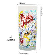 Load image into Gallery viewer, Rhode Island Drinking Glass - catstudio