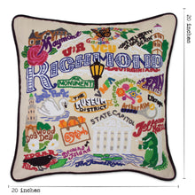 Load image into Gallery viewer, Richmond Hand-Embroidered Pillow - catstudio
