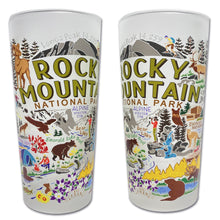Load image into Gallery viewer, Rocky Mountain National Park Drinking Glass Glass catstudio