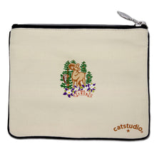 Load image into Gallery viewer, Rocky Mountain National Park Zip Pouch - Natural Pouch catstudio