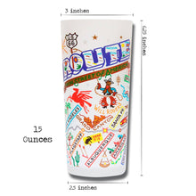 Load image into Gallery viewer, Route 66 Drinking Glass - catstudio