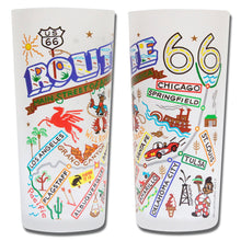 Load image into Gallery viewer, Route 66 Drinking Glass - catstudio