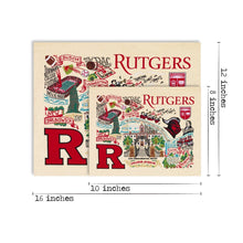 Load image into Gallery viewer, Rutgers University Collegiate Fine Art Print - catstudio