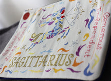 Load image into Gallery viewer, Sagittarius Astrology Zip Pouch - catstudio