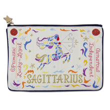 Load image into Gallery viewer, Sagittarius Astrology Zip Pouch - catstudio