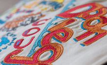 Load image into Gallery viewer, San Diego Hand-Embroidered Pillow - catstudio