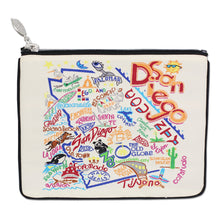 Load image into Gallery viewer, San Diego Zip Pouch - Natural - catstudio