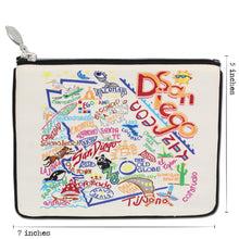 Load image into Gallery viewer, San Diego Zip Pouch - Natural - catstudio