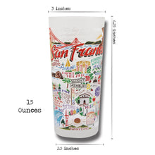 Load image into Gallery viewer, San Francisco Drinking Glass Glass catstudio