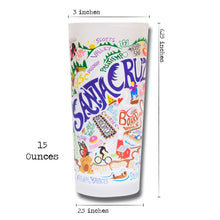 Load image into Gallery viewer, Santa Cruz Drinking Glass - catstudio
