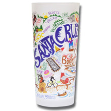 Load image into Gallery viewer, Santa Cruz Drinking Glass - catstudio