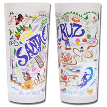 Load image into Gallery viewer, Santa Cruz Drinking Glass - catstudio