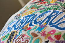 Load image into Gallery viewer, Santa Cruz Hand-Embroidered Pillow - catstudio