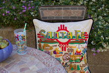 Load image into Gallery viewer, Santa Fe Hand-Embroidered Pillow - catstudio