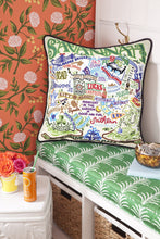 Load image into Gallery viewer, Savannah Hand-Embroidered Pillow - catstudio