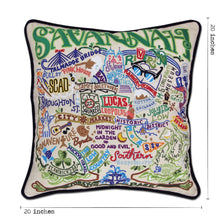 Load image into Gallery viewer, Savannah Hand-Embroidered Pillow - catstudio