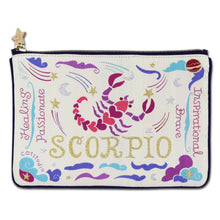 Load image into Gallery viewer, Scorpio Astrology Zip Pouch - catstudio