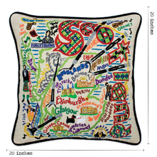 Load image into Gallery viewer, Scotland Hand-Embroidered Pillow - catstudio