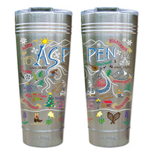 Load image into Gallery viewer, Ski Aspen Thermal Tumbler (Set of 4) - PREORDER Thermal Tumbler catstudio
