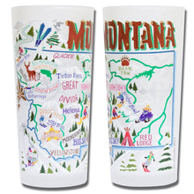 Load image into Gallery viewer, Ski Montana Drinking Glass - catstudio