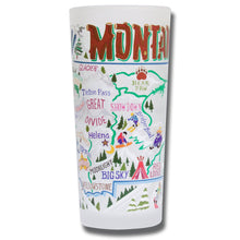 Load image into Gallery viewer, Ski Montana Drinking Glass - catstudio