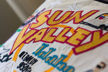 Load image into Gallery viewer, Ski Sun Valley Hand-Embroidered Pillow - catstudio